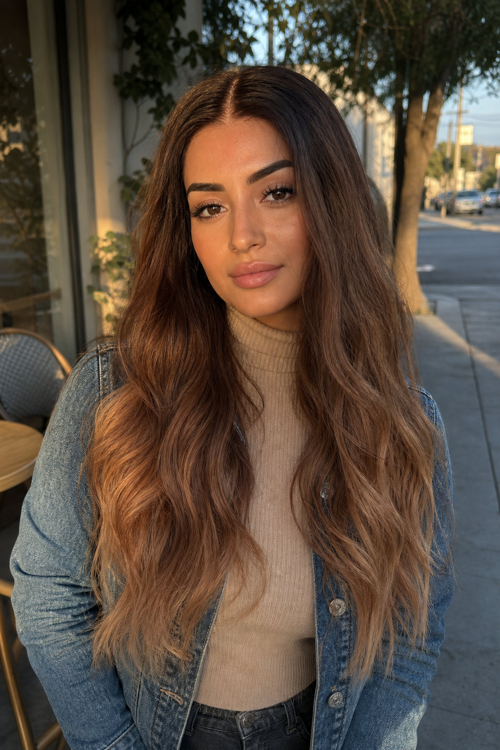YOLANDA 18 INCH - Ombre Brown - Human Hair Wig