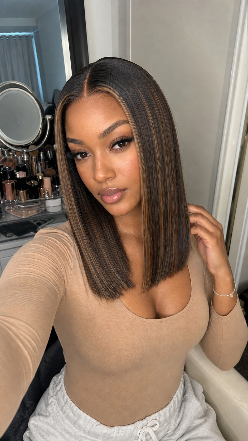 TIARNA 14 INCH - Brown - Human Hair Wig