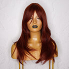 FALLON Red Fringe Wig - Milk & Honey Wigs
