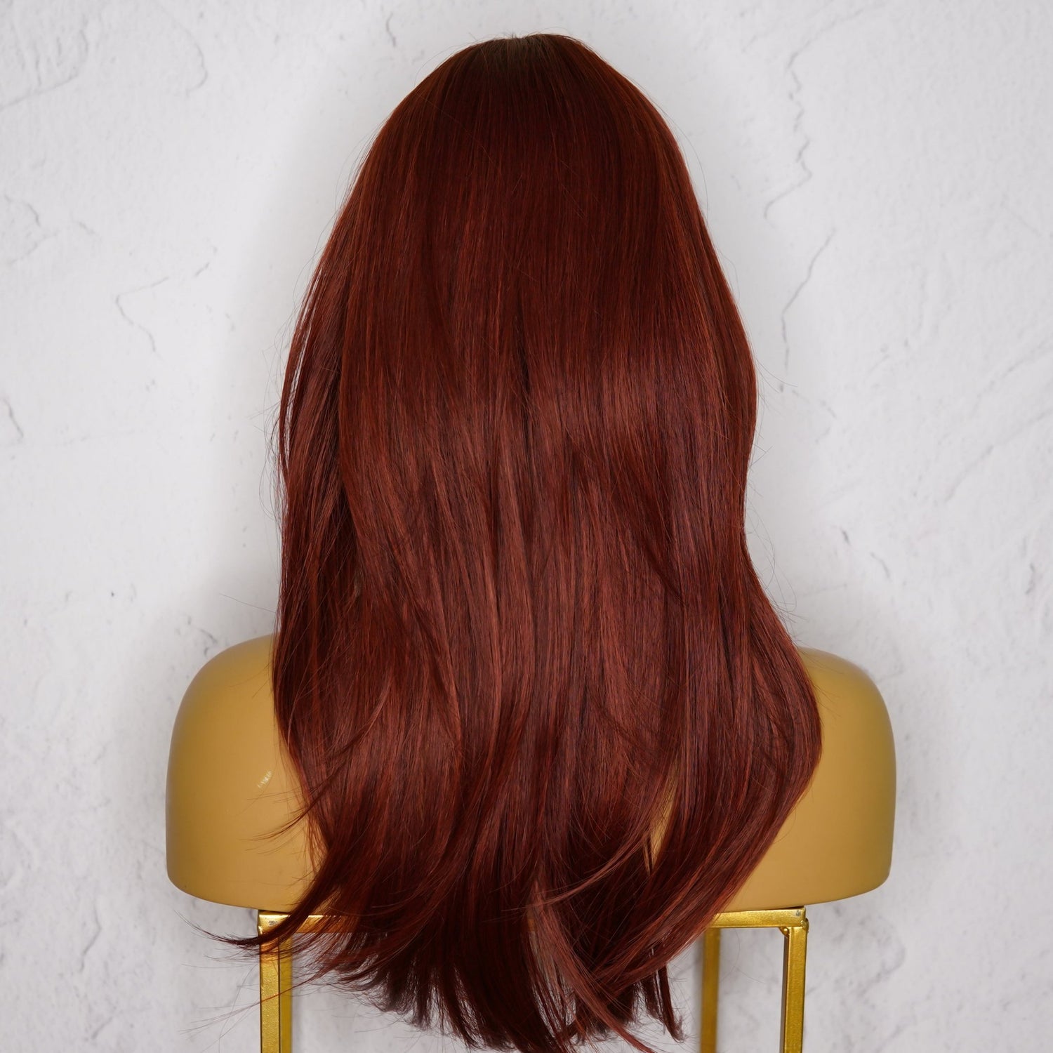 FALLON Red Fringe Wig - Milk &amp; Honey Wigs