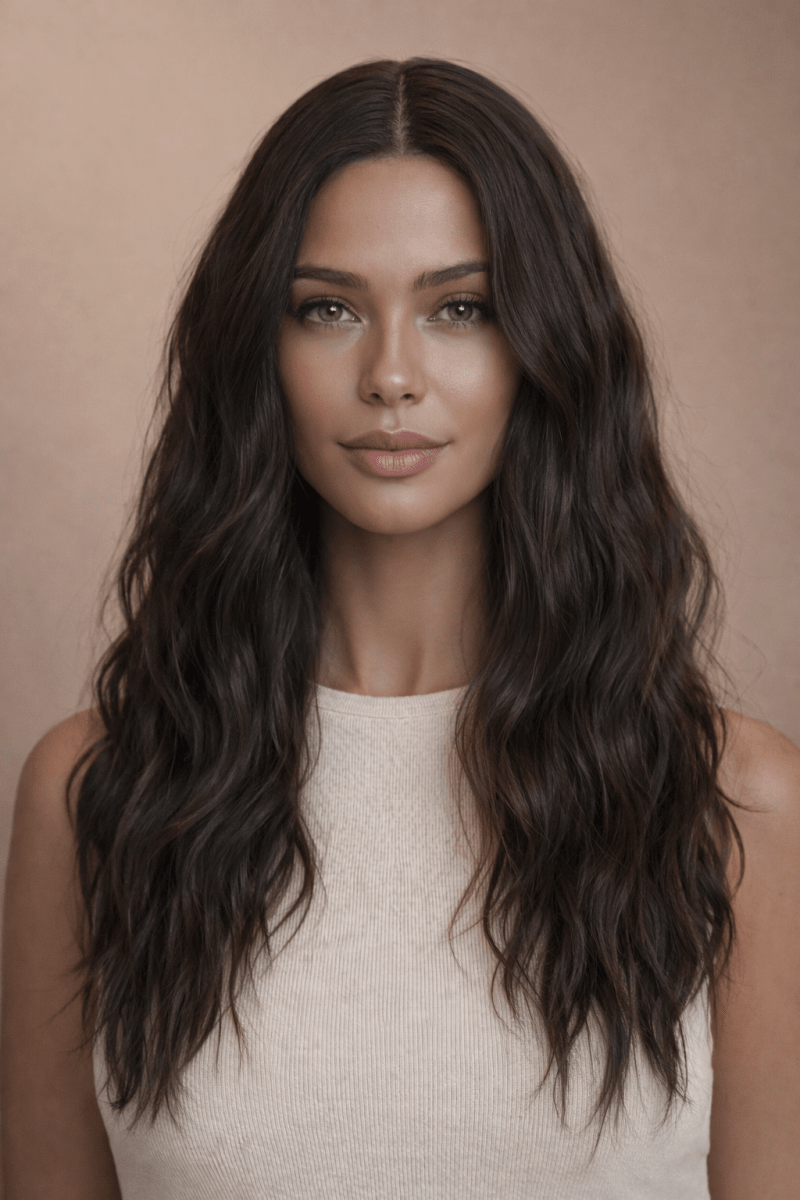 FAYE - Dark Brown - Lace Front Wig - Milk &amp; Honey Wigs