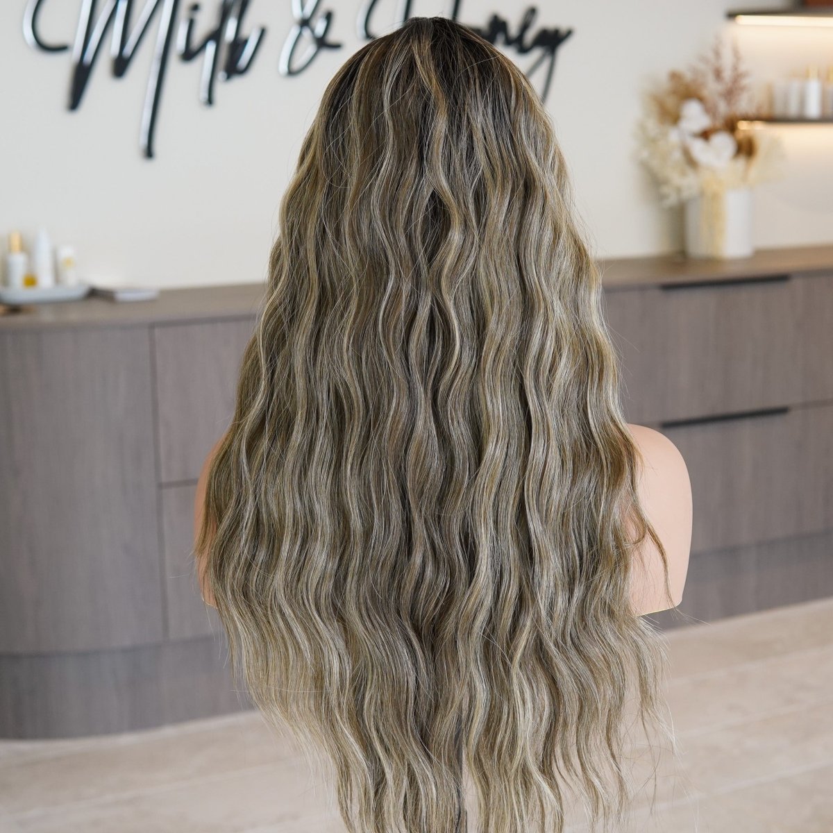 FAYE Mocha 22&quot; Lace Front Wig - Milk &amp; Honey Wigs