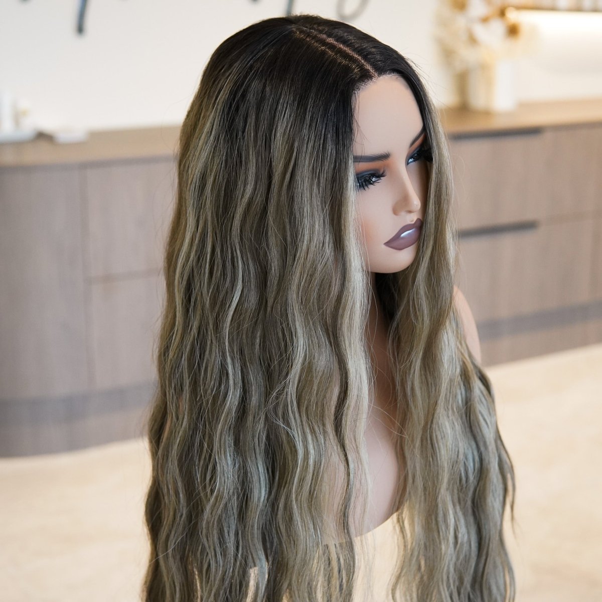 FAYE Mocha 36" Lace Front Wig - Milk &amp; Honey Wigs