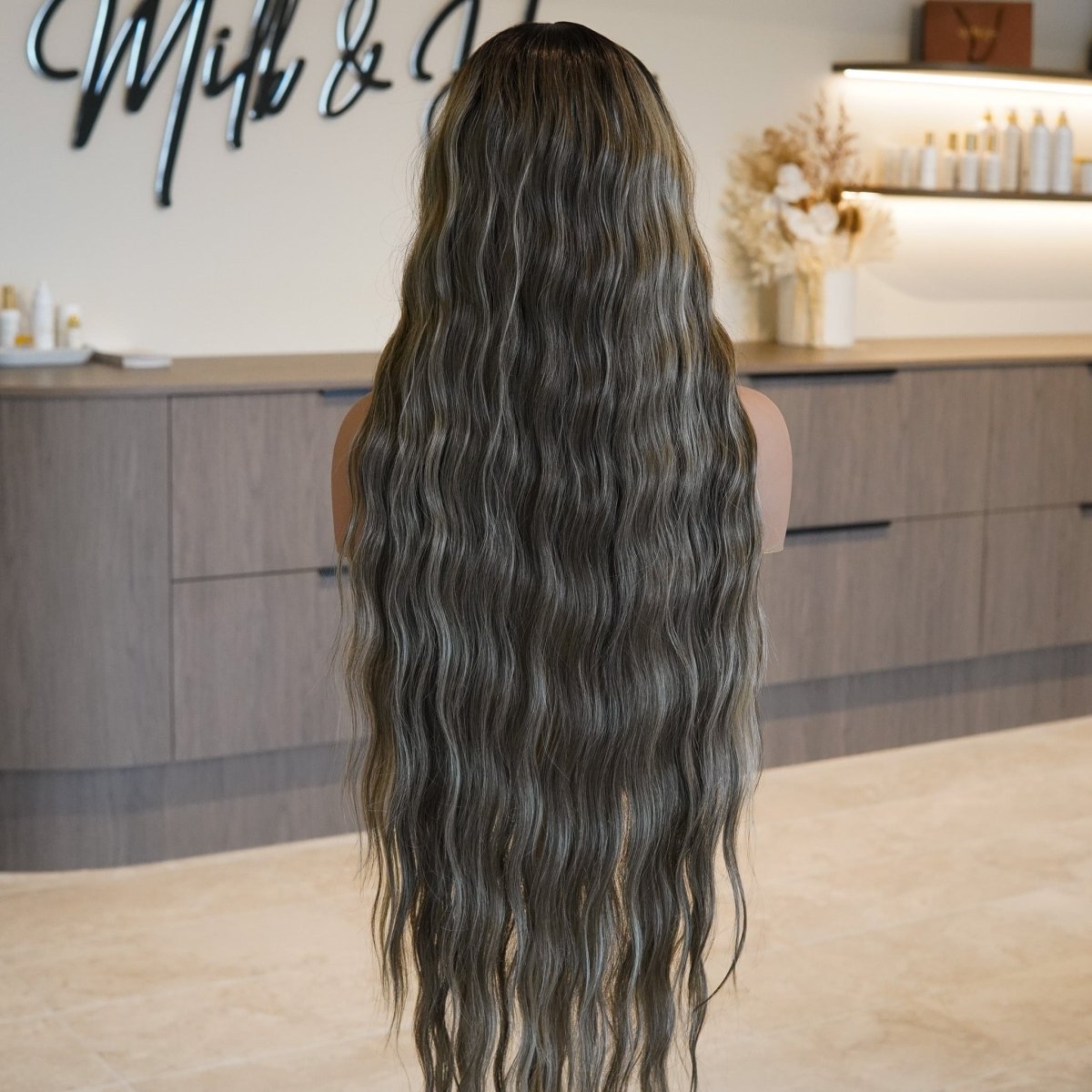 FAYE Mocha 36" Lace Front Wig - Milk & Honey Wigs