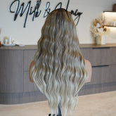 FAYE Ombre Brown 22" Lace Front Wig - Milk & Honey Wigs