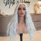 FAYE White Blonde 22" Lace Front Wig - Milk & Honey Wigs