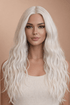 FAYE - White Blonde - Lace Front Wig - Milk & Honey Wigs