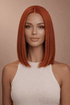FRANKIE - Auburn - Lace Front Wig - Milk & Honey Wigs