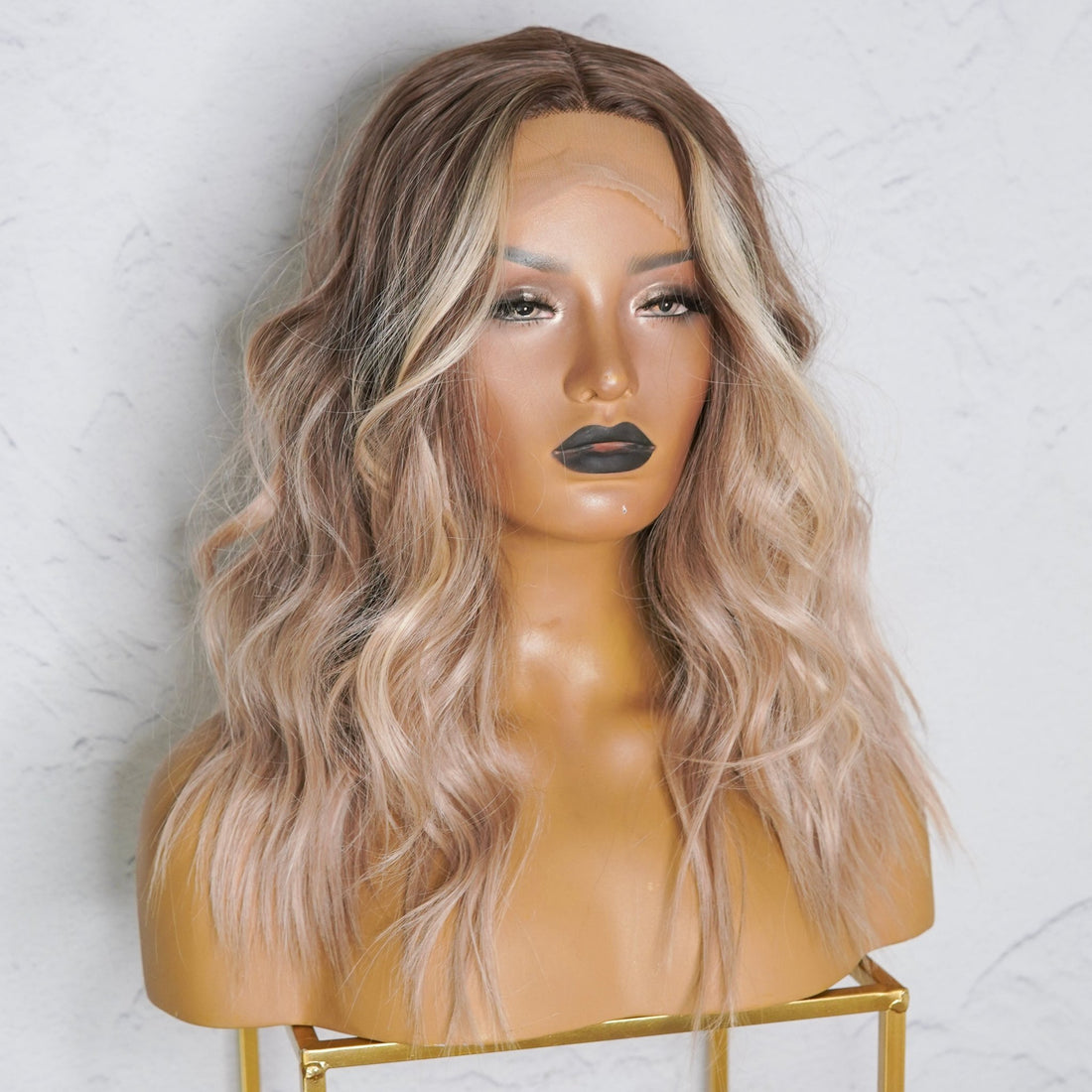 GEMMA Ombre Blonde Lace Front Wig - Milk &amp; Honey Wigs