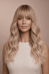 GRACE - Blonde Ombre - Fringe Wig - Milk & Honey Wigs