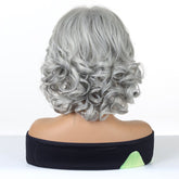 Grey Curl Fringe Wig - MARKETPLACE - Milk & Honey Wigs