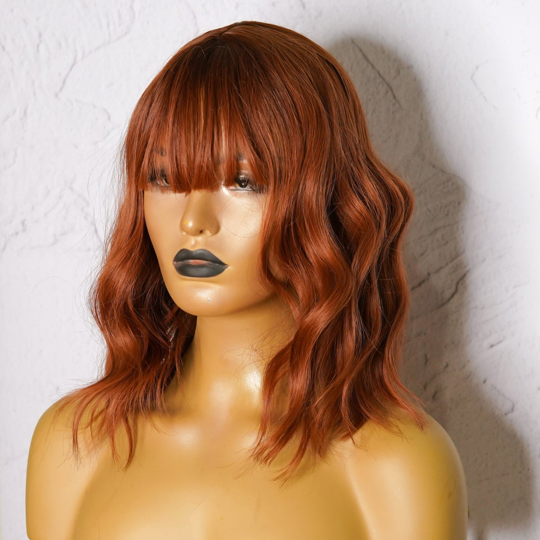 HAYLEY Auburn Fringe Wig - Milk &amp; Honey Wigs