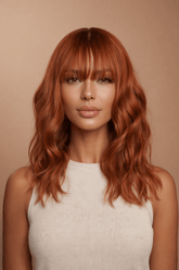 HAYLEY - Auburn - Fringe Wig - Milk & Honey Wigs