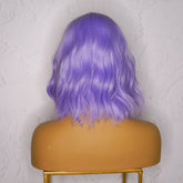 HAYLEY Purple Bob Fringe Wig - Milk & Honey Wigs