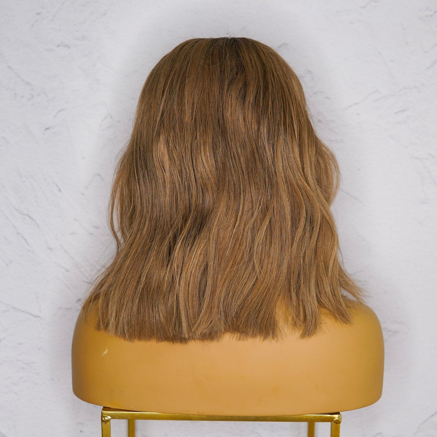 HAZEL Fringe Human Hair Lace Front Wig - Milk &amp; Honey Wigs