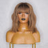 HAZEL Fringe Human Hair Lace Front Wig - Milk & Honey Wigs