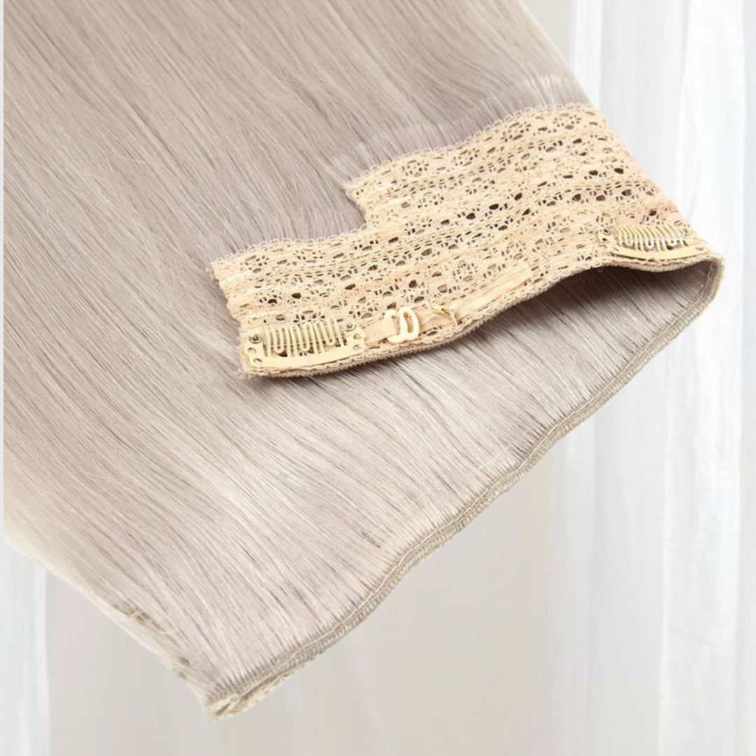 Heaven Sent luxury cuticle intact halo human hair extensions | Milk &amp; Honey Wigs