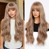 Honey blonde with Bangs Wig - MARKETPLACE - Milk & Honey Wigs