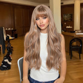 Honey blonde with Bangs Wig - MARKETPLACE - Milk & Honey Wigs
