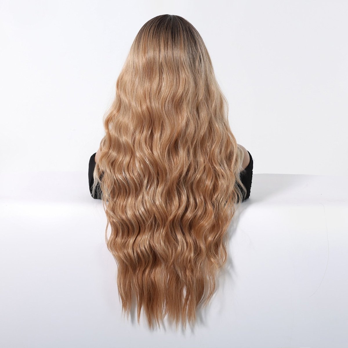 Honey Blonde with Dark Roots Wig - MARKETPLACE - Milk &amp; Honey Wigs