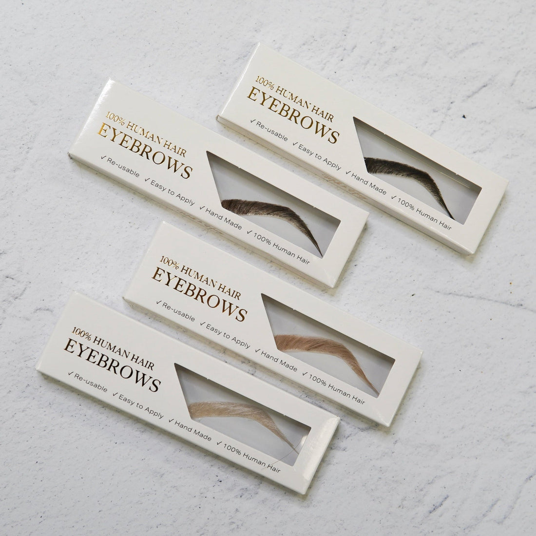 Human Hair Eyebrows - Milk &amp; Honey Wigs