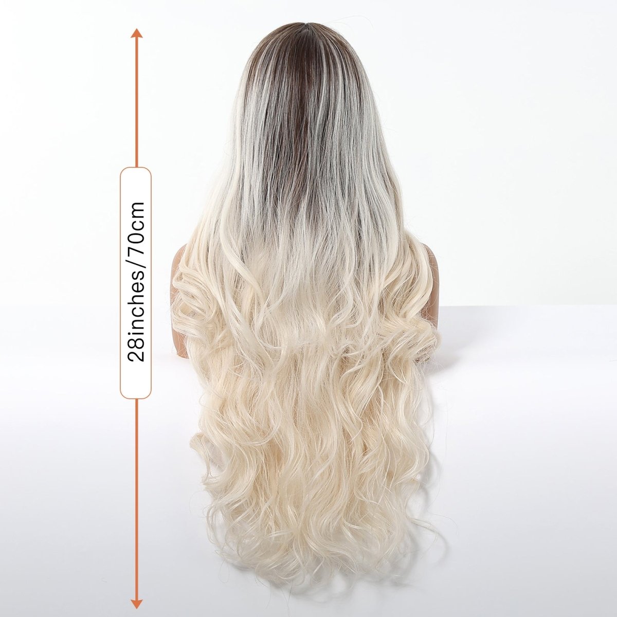 Ice Blonde with Dark Roots Wig - MARKETPLACE - Milk & Honey Wigs
