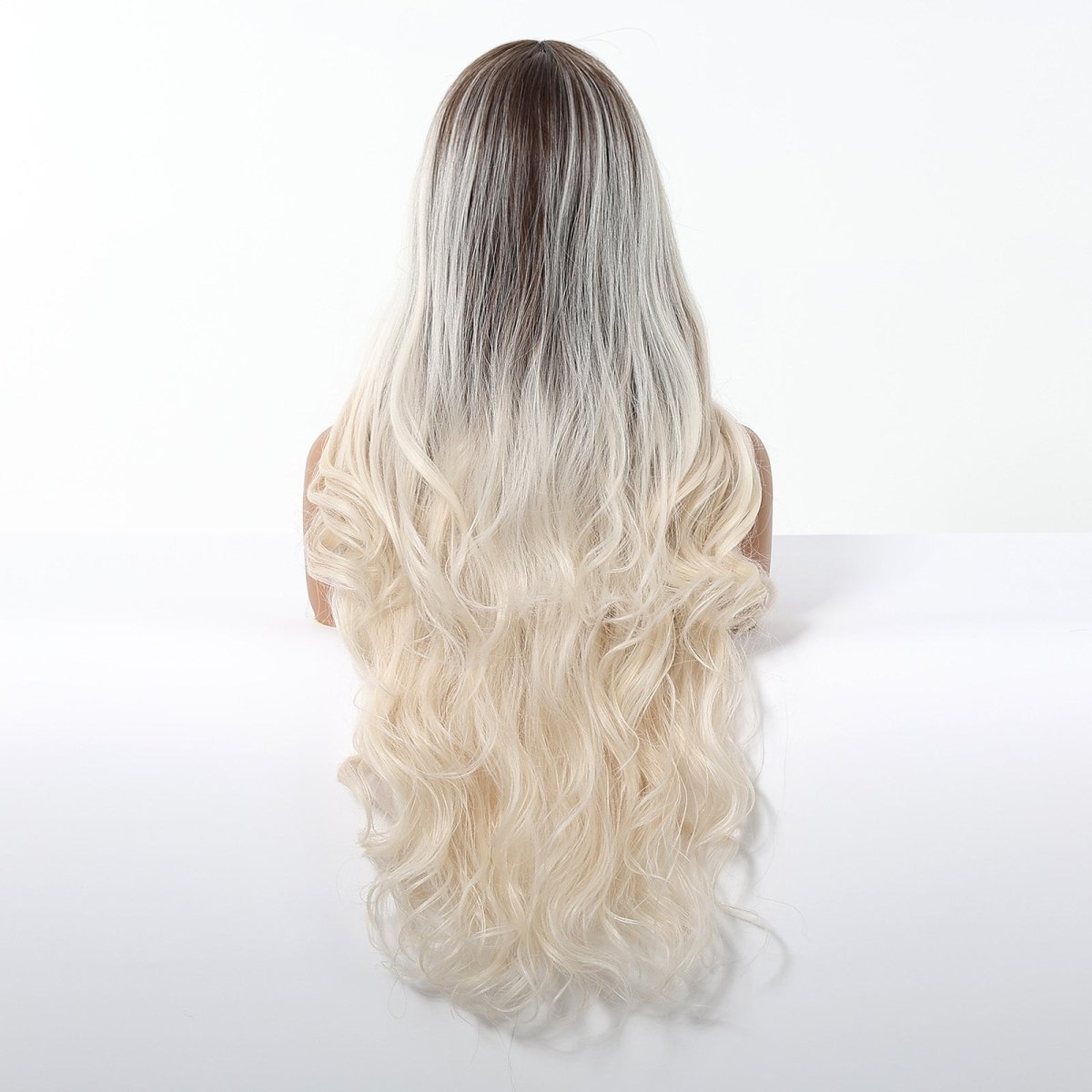 Ice Blonde with Dark Roots Wig - MARKETPLACE - Milk &amp; Honey Wigs