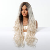 Ice Blonde with Dark Roots Wig - MARKETPLACE - Milk & Honey Wigs