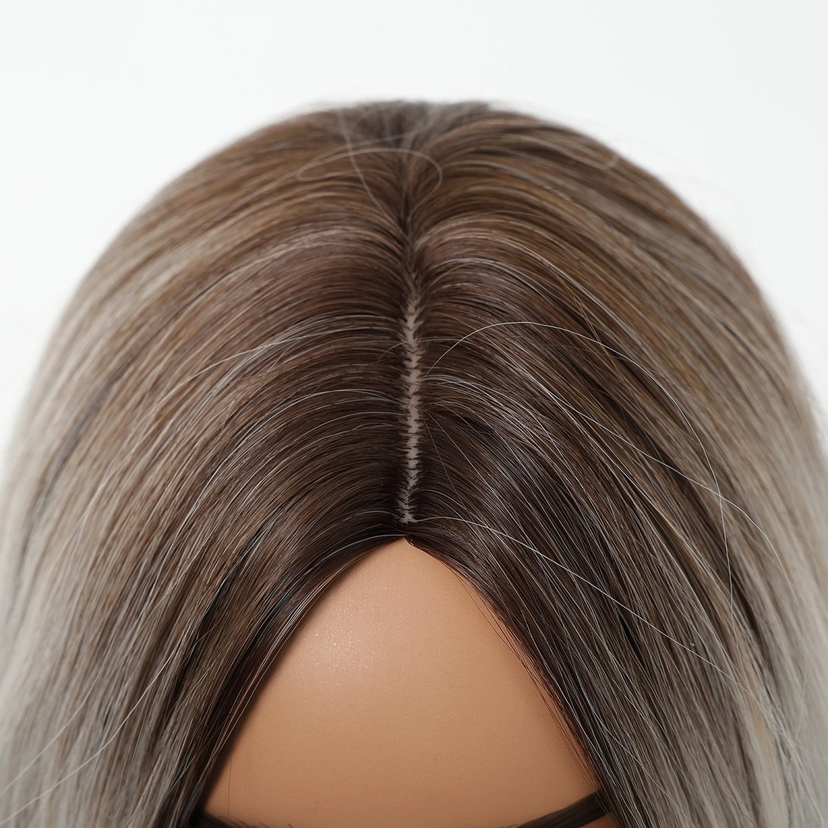 Ice Blonde with Dark Roots Wig - MARKETPLACE - Milk &amp; Honey Wigs