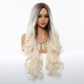 Ice Blonde with Dark Roots Wig - MARKETPLACE - Milk & Honey Wigs