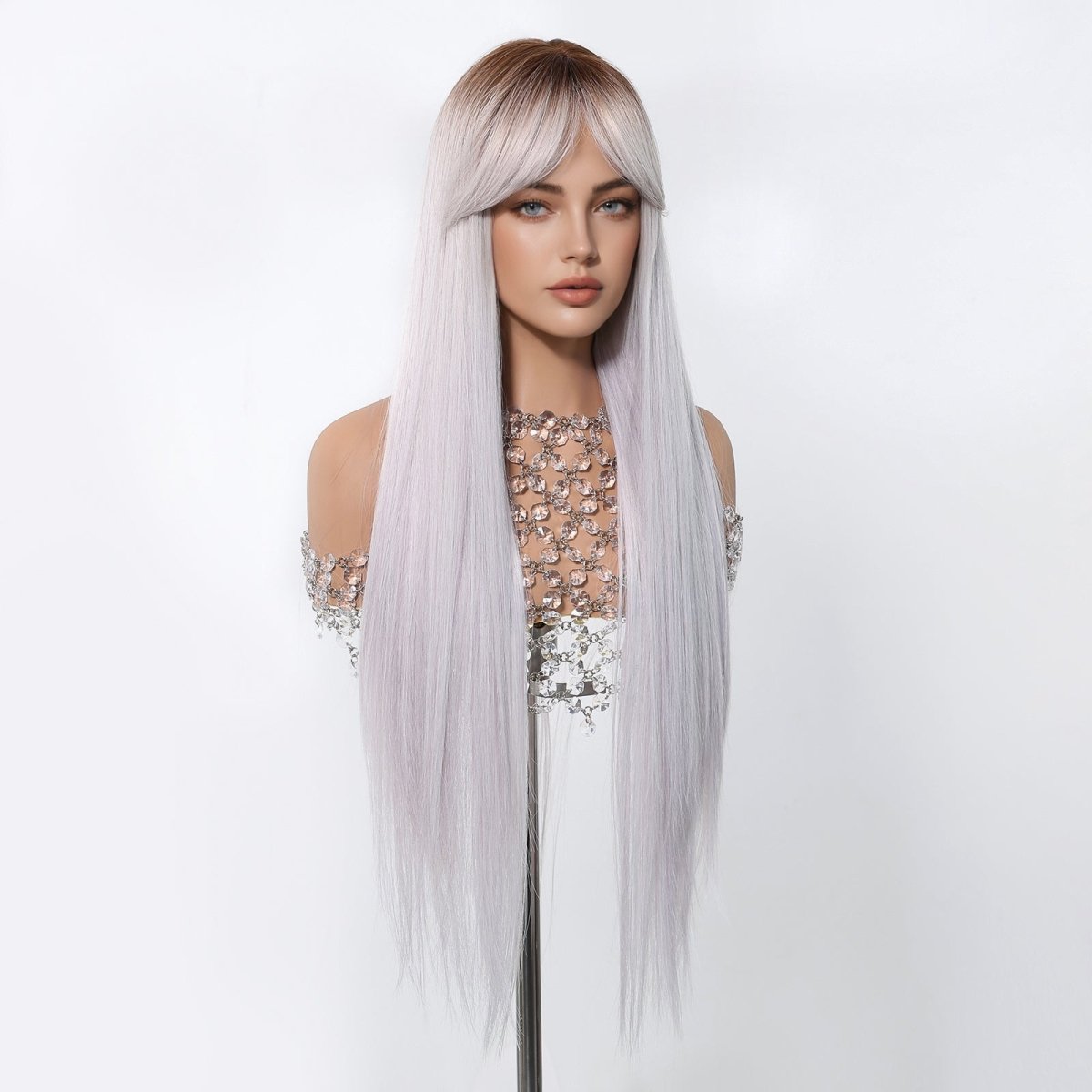 Icy Platinum Straight Wig - MARKETPLACE - Milk &amp; Honey Wigs