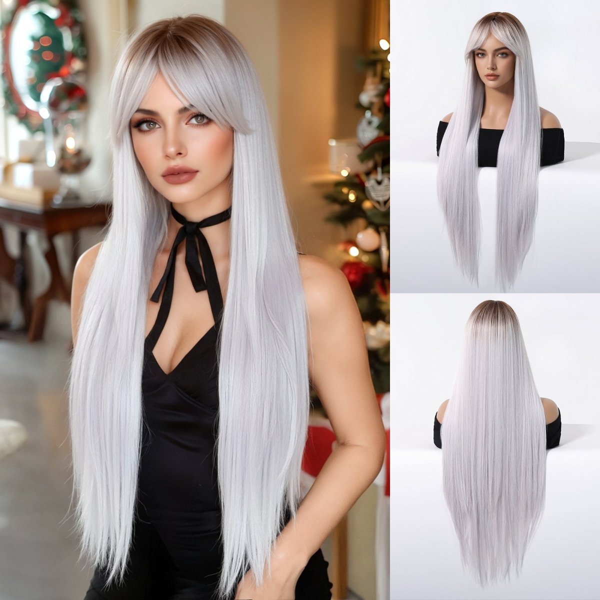 Icy Platinum Straight Wig - MARKETPLACE - Milk &amp; Honey Wigs