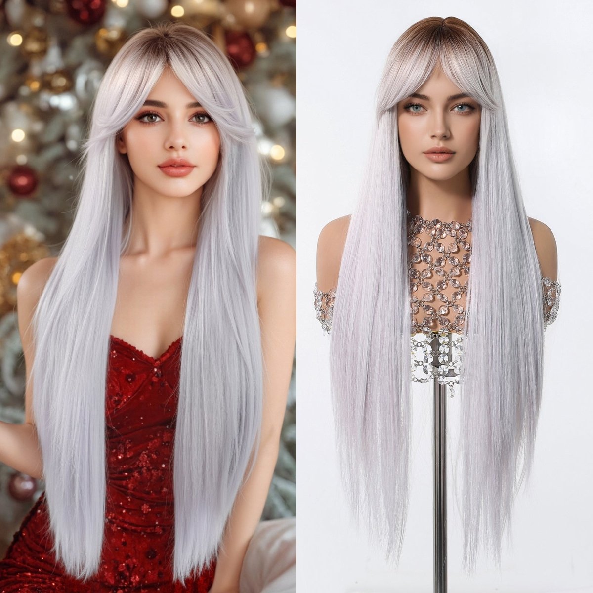 Icy Platinum Straight Wig - MARKETPLACE - Milk &amp; Honey Wigs