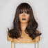 IMMY Chocolate Brown Fringe Wig - Milk & Honey Wigs