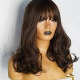 IMMY Chocolate Brown Fringe Wig - Milk & Honey Wigs