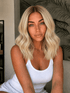 INDY - Root Stretch Blonde - Human Hair Wig - Milk & Honey Wigs
