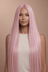 ISABELLE - Pink - Lace Front Wig - Milk & Honey Wigs