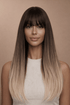 ISHA - Brown Ombre - Fringe Wig - Milk & Honey Wigs