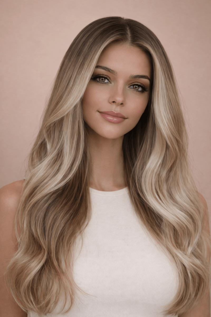 JAHLA - Mixed Root Blonde - Human Hair Wig | Blonde, 20 Inch, 13x6 Lace Front, Human Hair | Milk &amp; Honey Wigs