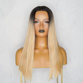 JANELLE Ombre Blonde Lace Front Wig - Milk & Honey Wigs