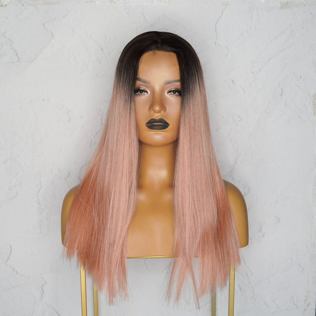 JANELLE Ombre Pink Lace Front Wig - Milk &amp; Honey Wigs