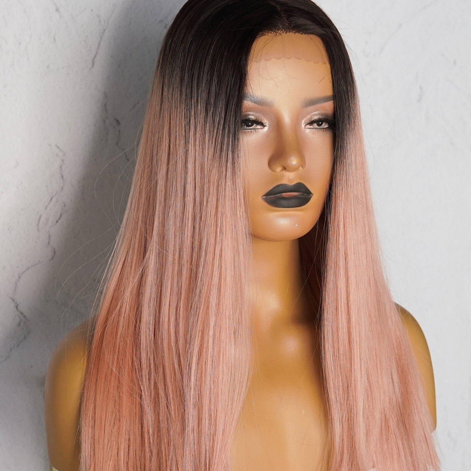 JANELLE Ombre Pink Lace Front Wig - Milk & Honey Wigs