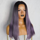 JANELLE Ombre Purple Lace Front Wig - Milk & Honey Wigs