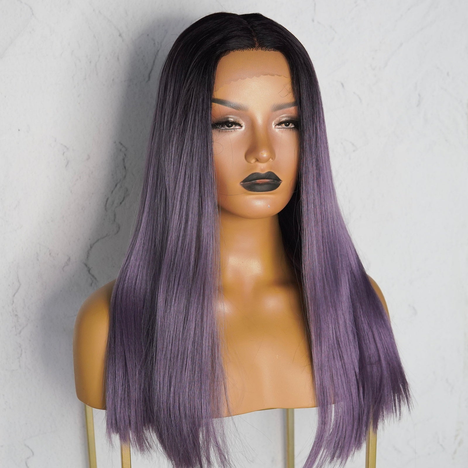 JANELLE Ombre Purple Lace Front Wig - Milk & Honey Wigs