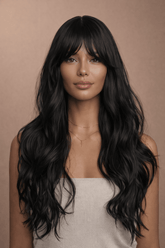 JAZMIN - Black - Fringe Wig - Milk & Honey Wigs