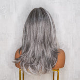 JEAN Ash Grey ( Salt & Pepper ) 13X6 Lace Front Wig - Milk & Honey Wigs