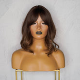 JENNA Ombre Brown Fringe Wig - Milk & Honey Wigs