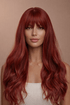 JESSICA - Burgundy - Fringe Wig - Milk & Honey Wigs