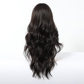 Jet Black Wavy with Full Fringe Wig - MARKETPLACE - Milk & Honey Wigs