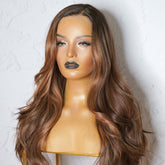 JOCELYN Dark Chocolate 13x6" Ombre Lace Front Wig - Milk & Honey Wigs